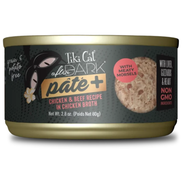 Tiki Cat After Dark Pate+ Chicken & Beef – Lata 80gr
