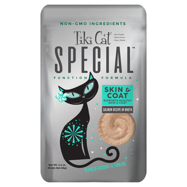 Tiki Cat Special Mousse Skin & Coat Salmon – Pouch 68gr