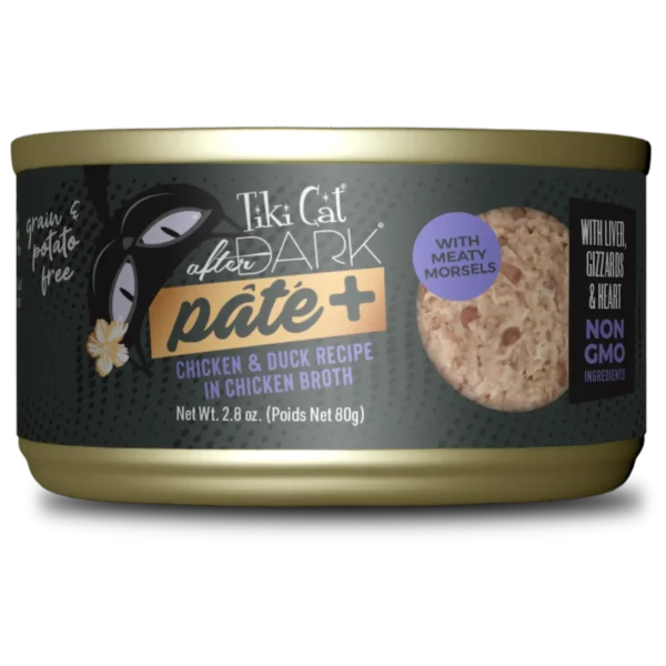 Tiki Cat After Dark Pate+ Chicken & Duck – Lata 80gr
