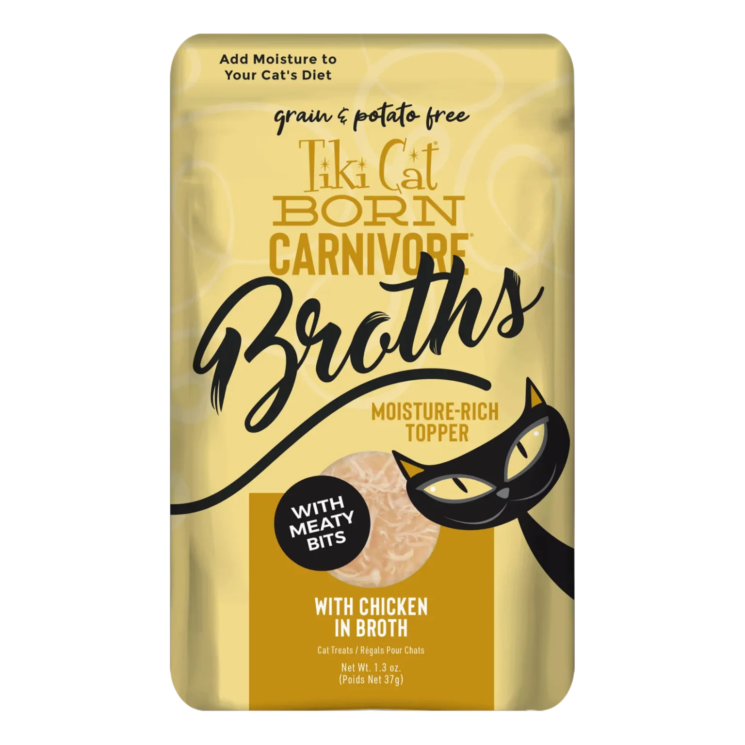 Tiki Cat Broths Chicken in Broth – Pouch 37gr