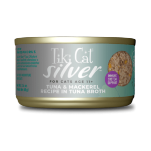 Tiki Cat Silver Tuna & Mackerel Recipe in Tuna Broth – Lata 68gr