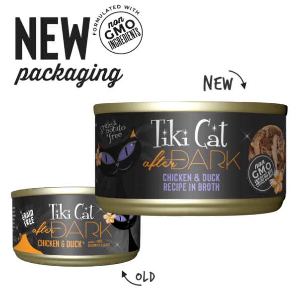 Tiki Cat After Dark Wet Cat Food Chicken & Duck – Lata 80gr - Imagen 2