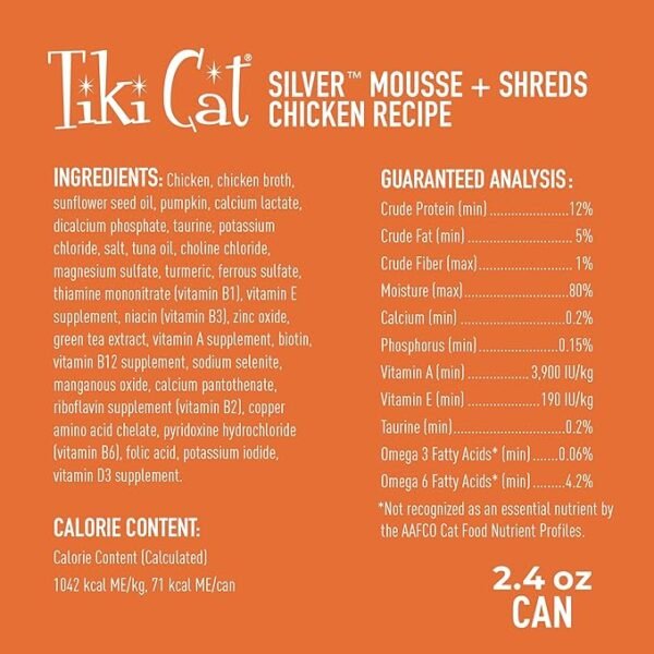 Tiki Cat Silver Chicken Recipe in Chicken Broth – Lata 68gr - Imagen 2