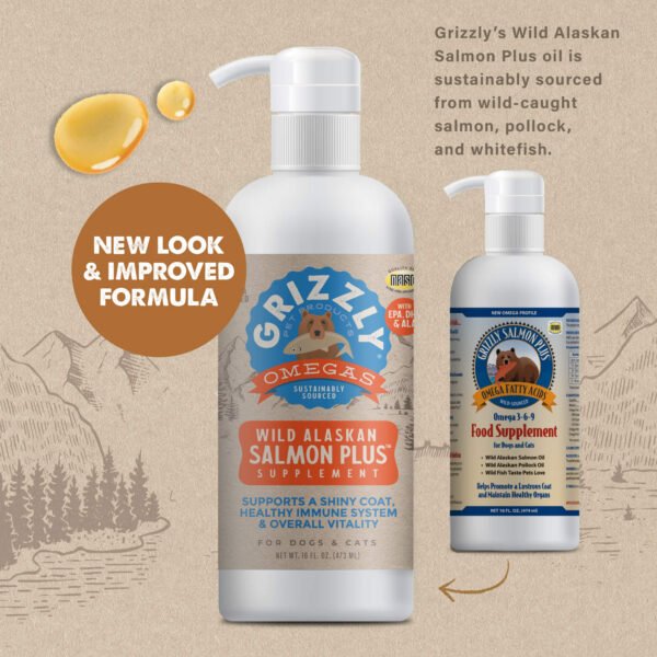 Grizzly Salmon Oil Omega Plus - Imagen 2