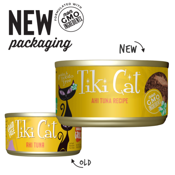 Tiki Cat Grill Wet Cat Food Hawaiian Grill Ahi Tuna Recipe – Lata 80gr - Imagen 2