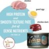 Tiki Cat After Dark Pate+ Chicken & Quail Egg – Lata 80gr - Imagen 3