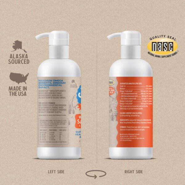 Grizzly Salmon Oil Omega Plus - Imagen 3