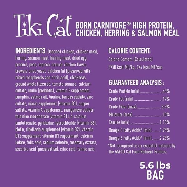 Tiki Cat High Protein Chicken, Hearring & Salmon Recipe - Imagen 4