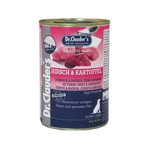 Dr. Clauder's Selected Meat Hirsch & Kartoffel (Venado y Papa) – Lata
