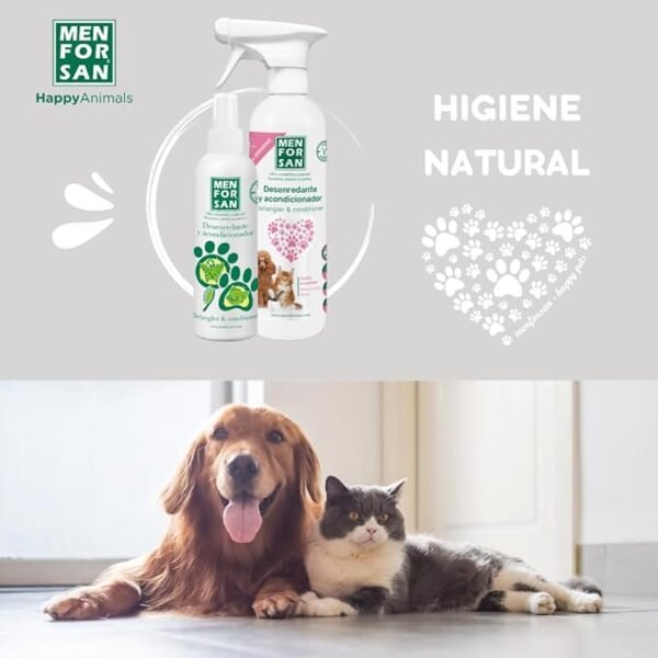 Menforsan Desenredante y Acondicionador para Perros y Gatos - Imagen 6