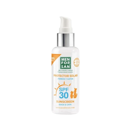 Menforsan Protector Solar Factor 30 para Perros y Gatos