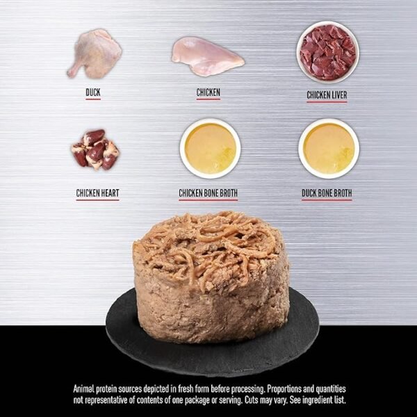 ORIJEN Duck & Chicken Entree Wet Cat Food - Imagen 3