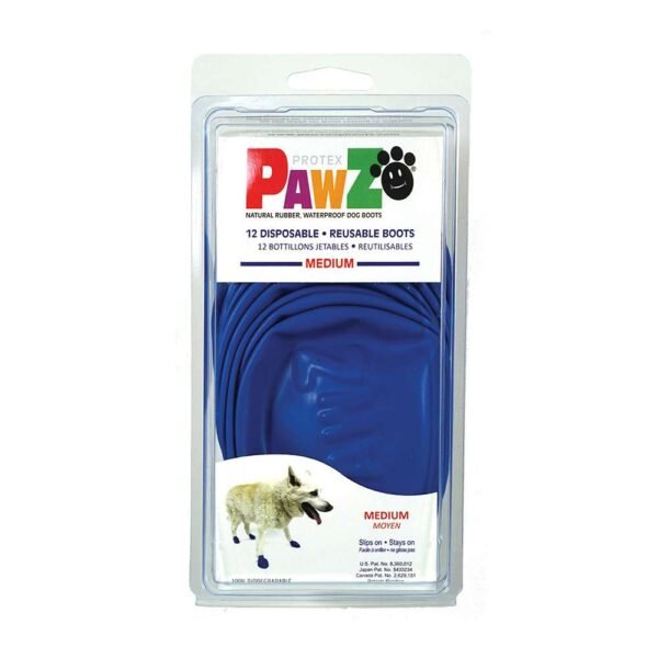 PawZ Botas de Goma para Perros Medium – 12 unid. - Imagen 2