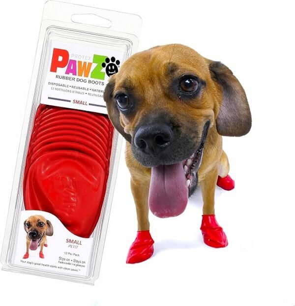 PawZ Botas de Goma para Perros Small – 12 unid.