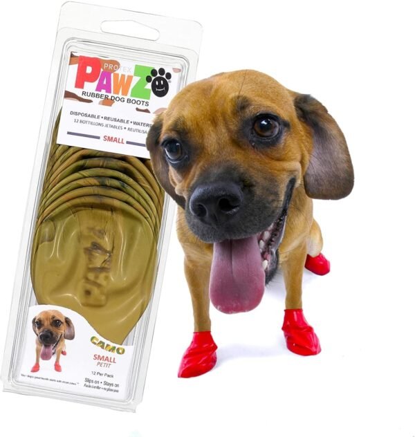 PawZ Botas de Goma para Perros Small – 12 unid. - Imagen 7
