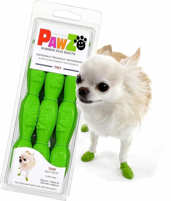 PawZ Botas de Goma para Perros Tinny – 12 unid.