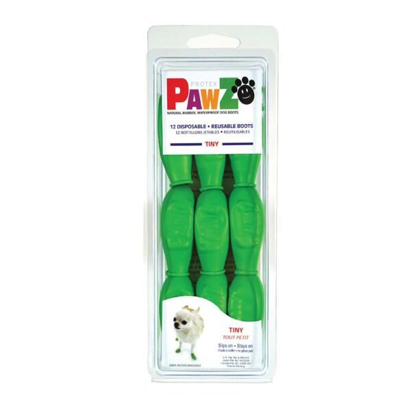 PawZ Botas de Goma para Perros Tinny – 12 unid. - Imagen 2