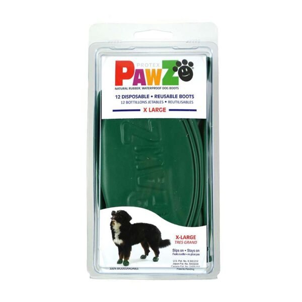 PawZ Botas de Goma para Perros XL – 12 unid. - Imagen 2