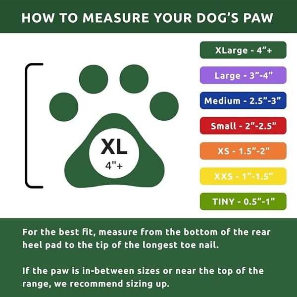 PawZ Botas de Goma para Perros XL – 12 unid. - Imagen 8
