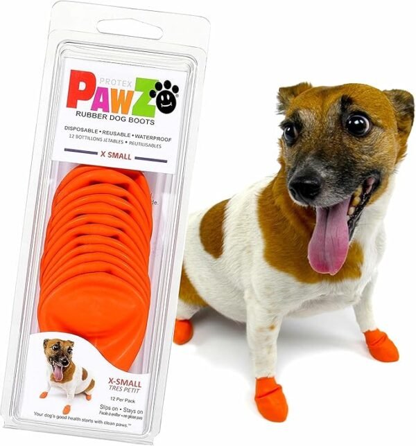 PawZ Botas de Goma para Perros XS – 12 unid.