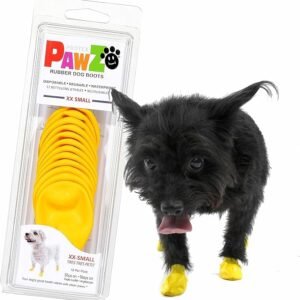 PawZ Botas de Goma para Perros XXS – 12 unid.