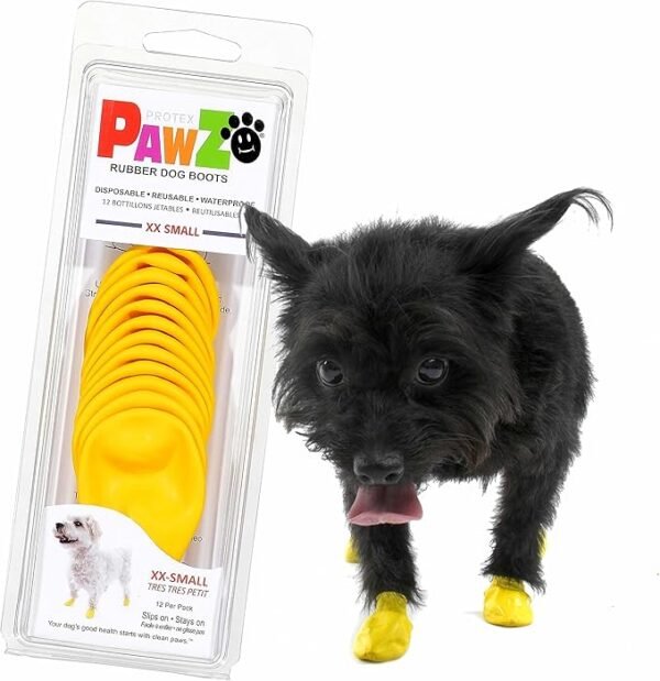 PawZ Botas de Goma para Perros XXS – 12 unid.