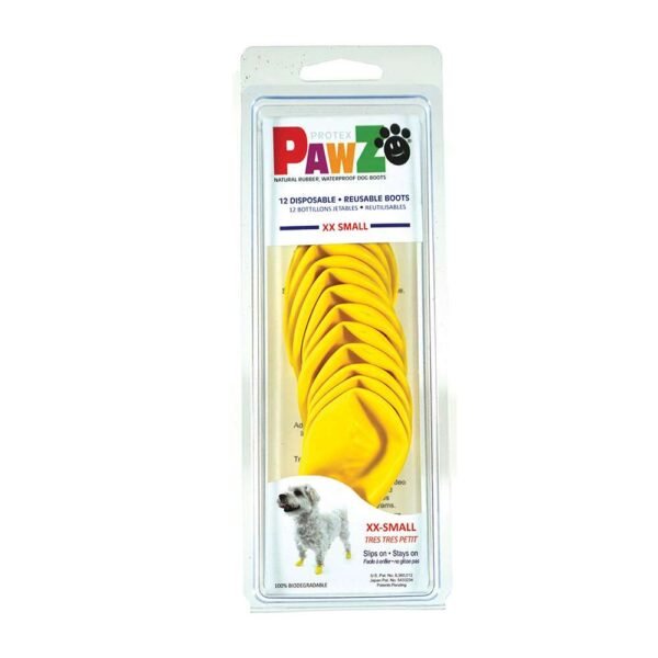 PawZ Botas de Goma para Perros XXS – 12 unid. - Imagen 2