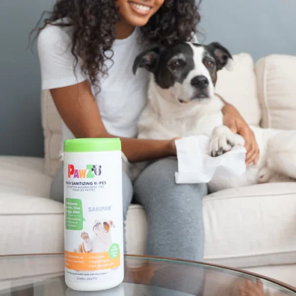 PawZ Toallitas Antibacterianas Sanipaw – Pote x 60 unid. - Imagen 2