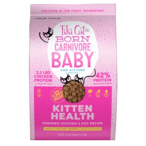Tiki Cat Baby Kitten Health, Deboned Chicken & Egg Recipe – 1.27kg