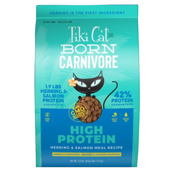 Tiki Cat High Protein Herring & Salmon Recipe