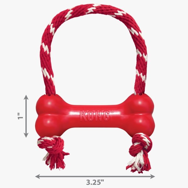 Kong Goodie Bone w/Rope - Imagen 4