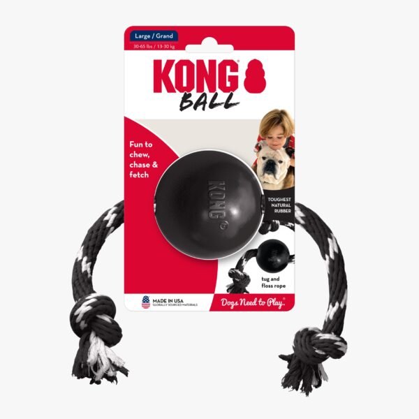 Kong Extreme Ball w/Rope - Imagen 3
