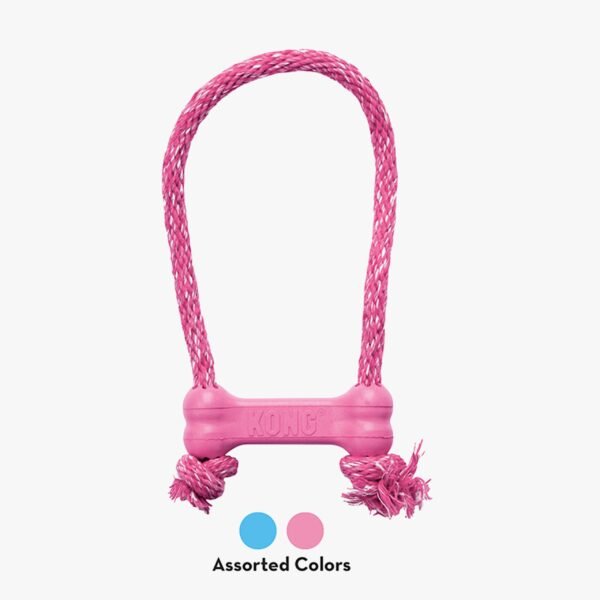 Kong Puppy Goodie Bone w/Rope - Imagen 4