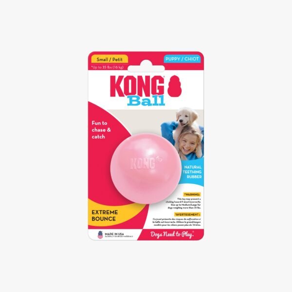 Kong Puppy Ball w/Hole - Imagen 3