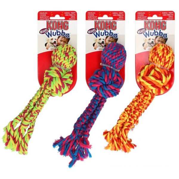 Kong Wubba Weaves w/Rope - Imagen 3