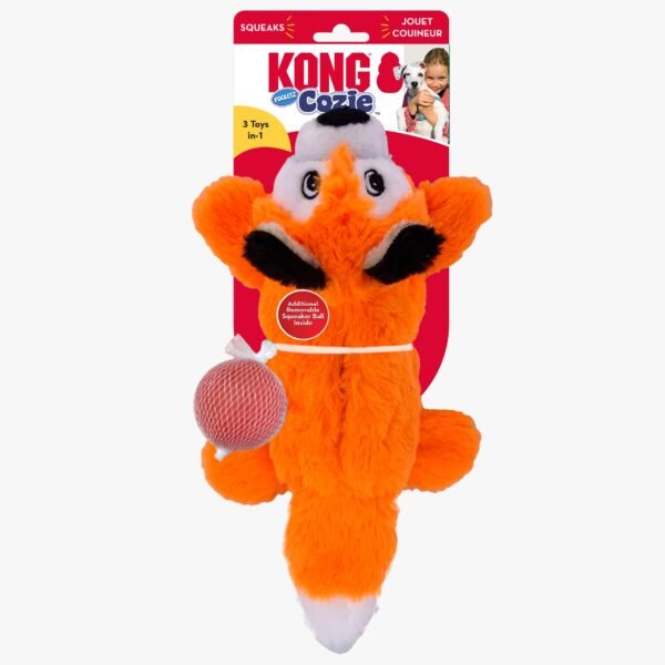 Kong Cozie Pocketz Fox - Imagen 3