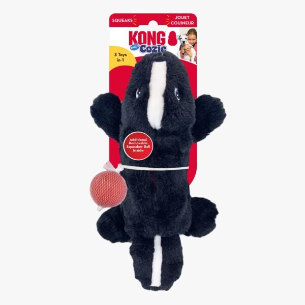 Kong Cozie Pocketz Skunk - Imagen 3