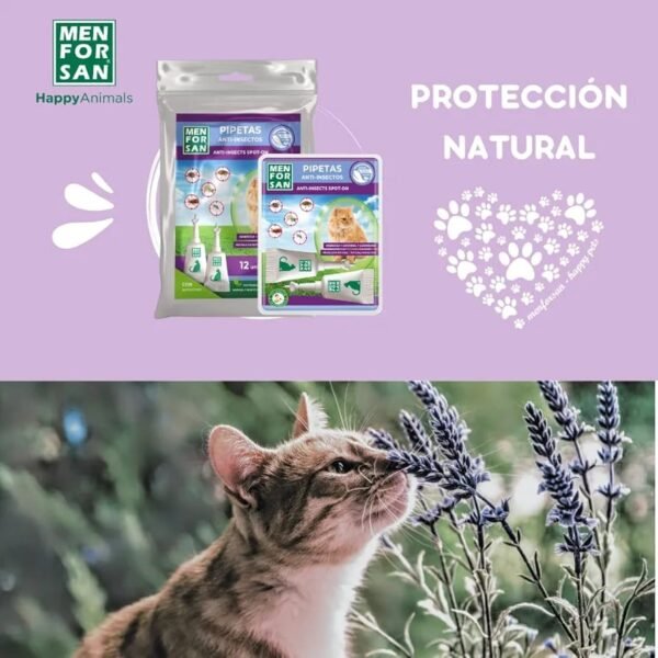 Menforsan Pipeta Anti-Insectos para Gatos – 2 unid - Imagen 7