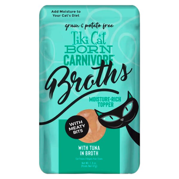 Tiki Cat Broths Tuna in Broth – Pouch 37gr