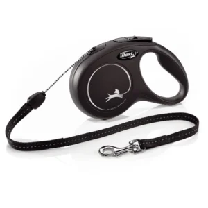 Correa Retráctil Flexi New Classic Negro