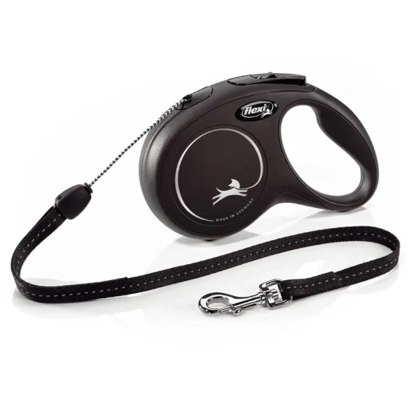 Correa Retráctil Flexi New Classic Negro