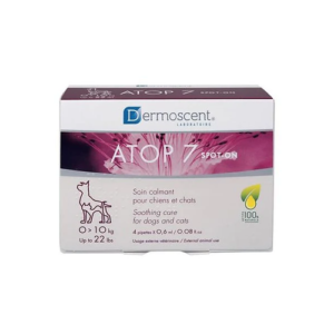 Dermoscent Atop 7 Spot-On para Perros y Gatos de 0 a 10kg – Pack x 4 pipetas