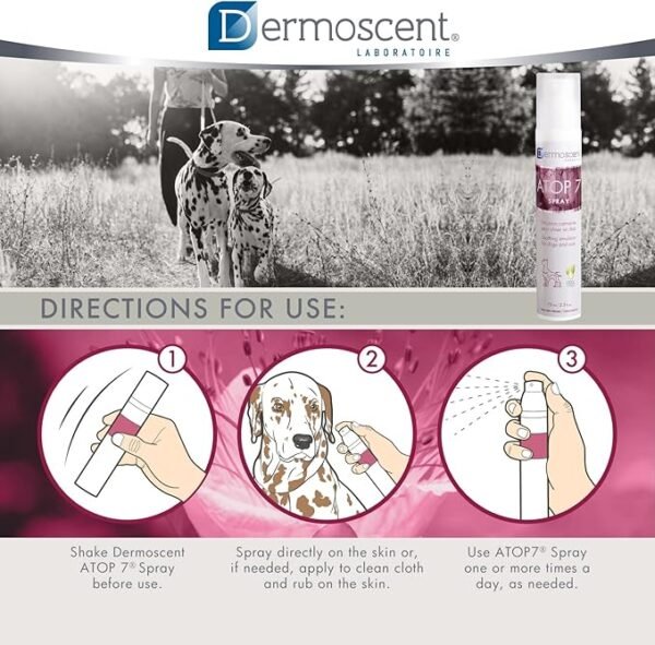 Dermoscent Atop 7 Spray para Perros y Gatos – 75ml - Imagen 3