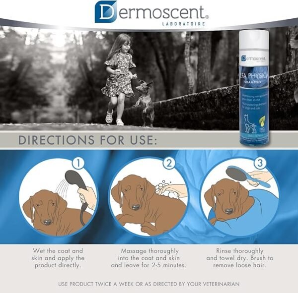 Dermoscent EFA Physio Shampoo para Perros y Gatos – 200ml - Imagen 3