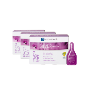 Dermoscent Silver Spot-On para Perros de 10 a 20kg – Pack x 4 pipetas