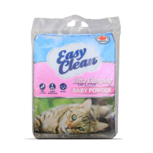 Easy Clean Baby Powder Scent Cat Litter – 15kg