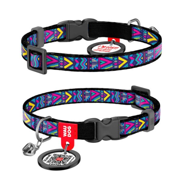 Waudog Collar para Gato Indie + Placa QR - Imagen 2
