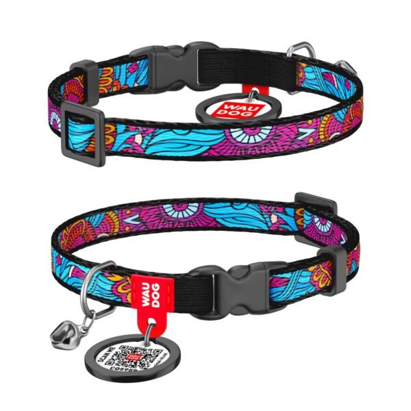 Waudog Collar para Gato Summer + Placa QR - Imagen 2