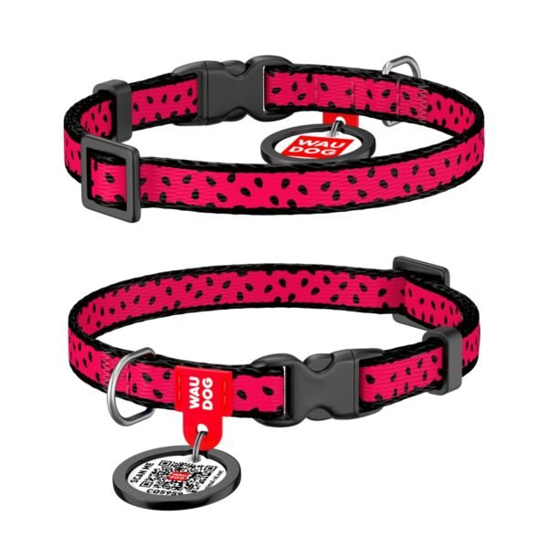 Waudog Collar para Gato Watermelon + Placa QR - Imagen 2