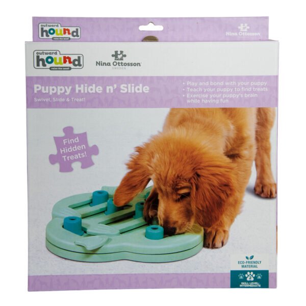 Nina Ottosson Dog Hide N` Slide Composite Green - Imagen 2